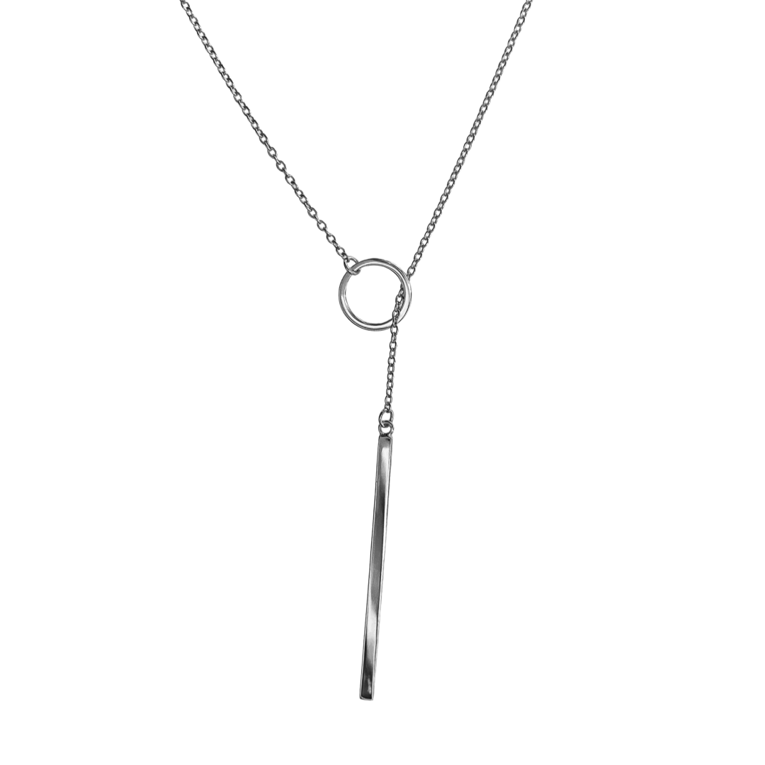 The Coin Turquoise Lariat Necklace, 6 – Calli Co. Silver